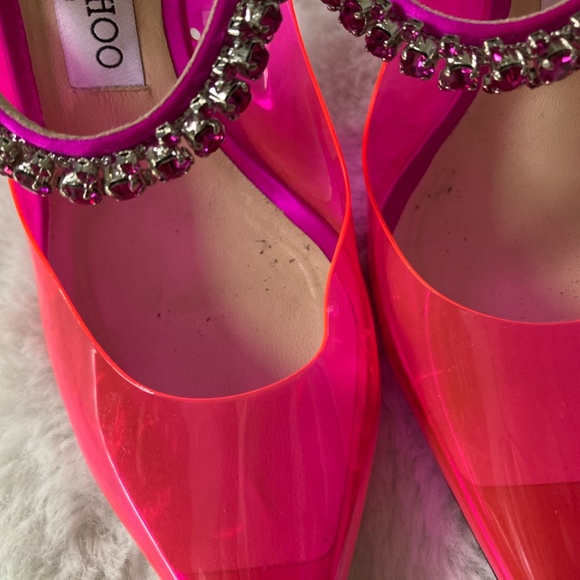 Jimmy Choo Bing 100 Embellished Mules - Picture 7 of 9